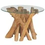 Solid teak wood coffee table 60 cm by vidaXL, Coffee table - Ref: Foro24-243473, Price: 203,62 €, Discount: %