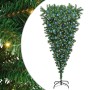 Árbol de Navidad artificial pre-iluminado al revés con juego de