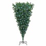 Árbol de Navidad artificial pre-iluminado al revés con juego de