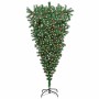 Árbol de Navidad artificial preiluminado al revés con set de