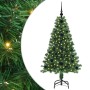 Árbol de Navidad artificial Verde 120 cm PVC y Acero y Plástico