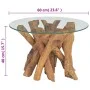 Mesa de centro de madera maciza de teca 60 cm de vidaXL, Mesas de centro - Ref: Foro24-243473, Precio: 203,51 €, Descuento: %