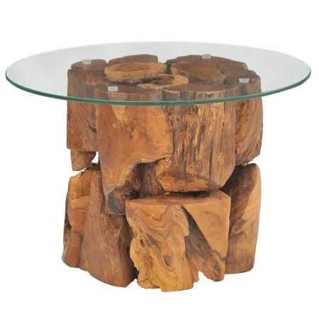 Solid teak wood floating coffee table, 60 cm by vidaXL, Coffee table - Ref: Foro24-243474, Price: 154,76 €, Discount: %