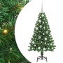 Árbol de Navidad artificial Verde 120 cm PVC y Acero y Plástico