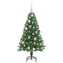 Árbol de Navidad artificial Verde 120 cm PVC y Acero y Plástico