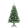 Árbol de Navidad artificial Verde 120 cm PVC y Acero y Plástico