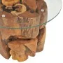 Solid teak wood floating coffee table, 60 cm by vidaXL, Coffee table - Ref: Foro24-243474, Price: 152,79 €, Discount: %