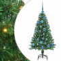 Árbol de Navidad artificial Verde 120 cm PVC y Acero y Plástico