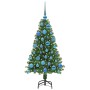 Árbol de Navidad artificial Verde 120 cm PVC y Acero y Plástico