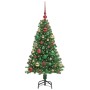 Árbol de Navidad artificial Verde 120 cm PVC y Acero y Plástico
