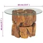 Solid teak wood floating coffee table, 60 cm by vidaXL, Coffee table - Ref: Foro24-243474, Price: 152,79 €, Discount: %
