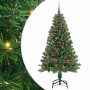 Árbol de Navidad artificial Verde 150 cm PVC y Acero y Plástico