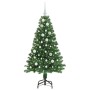 Árbol de Navidad artificial Verde 150 cm PVC y Acero y Plástico