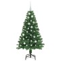 Árbol de Navidad artificial Verde 150 cm PVC y Acero y Plástico