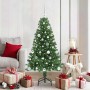 Árbol de Navidad artificial Verde 150 cm PVC y Acero y Plástico