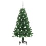 Árbol de Navidad artificial Verde 150 cm PVC y Acero y Plástico