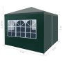 Grünes Festzelt 3x3 m von vidaXL, Zelte und Pavillons - Ref: Foro24-45099, Preis: 78,95 €, Rabatt: %