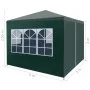 Green party tent 3x3 m by vidaXL, Tents and gazebos - Ref: Foro24-45099, Price: 77,80 €, Discount: %