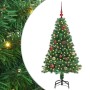 Árbol de Navidad artificial Verde 150 cm PVC y Acero y Plástico