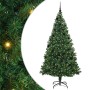 Árbol de Navidad artificial Verde 210 cm PVC y Acero y Plástico