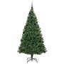Árbol de Navidad artificial Verde 210 cm PVC y Acero y Plástico