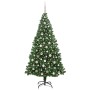 Árbol de Navidad artificial Verde 210 cm PVC y Acero y Plástico