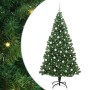 Árbol de Navidad artificial Verde 210 cm PVC y Acero y Plástico