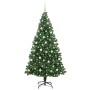 Árbol de Navidad artificial Verde 210 cm PVC y Acero y Plástico