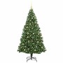 Árbol de Navidad artificial Verde 210 cm PVC y Acero y Plástico