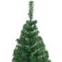 Árbol de Navidad artificial Verde 210 cm PVC y Acero y Plástico