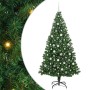Árbol de Navidad artificial Verde 210 cm PVC y Acero y Plástico
