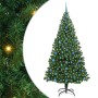 Árbol de Navidad artificial Verde 210 cm PVC y Acero y Plástico