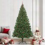 Árbol de Navidad artificial Verde 240 cm PVC y Acero y Plástico