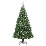 Árbol de Navidad artificial Verde 240 cm PVC y Acero y Plástico