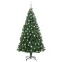 Árbol de Navidad artificial Verde 240 cm PVC y Acero y Plástico