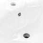 Lavabo de pie de cerámica blanco 580x510x200 mm