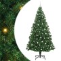 Árbol de Navidad artificial Verde 240 cm PVC y Acero y Plástico
