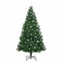 Árbol de Navidad artificial Verde 240 cm PVC y Acero y Plástico