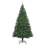 Árbol de Navidad artificial Verde 240 cm PVC y Acero y Plástico