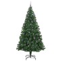 Árbol de Navidad artificial Verde 240 cm PVC y Acero y Plástico