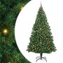Árbol de Navidad artificial Verde 240 cm PVC y Acero y Plástico