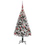 Árbol de Navidad artificial Verde 120 cm PVC y Acero y Plástico