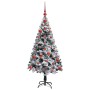 Árbol de Navidad artificial Verde 120 cm PVC y Acero y Plástico