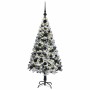 Árbol de Navidad artificial Verde 120 cm PVC y Acero y Plástico
