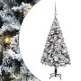 Árbol de Navidad artificial Verde 120 cm PVC y Acero y Plástico