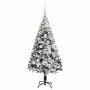 Árbol de Navidad artificial Verde 120 cm PVC y Acero y Plástico