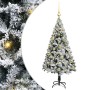 Árbol de Navidad artificial Verde 120 cm PVC y Acero y Plástico