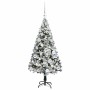 Árbol de Navidad artificial Verde 120 cm PVC y Acero y Plástico