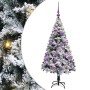 Árbol de Navidad artificial Verde 120 cm PVC y Acero y Plástico