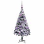 Árbol de Navidad artificial Verde 120 cm PVC y Acero y Plástico